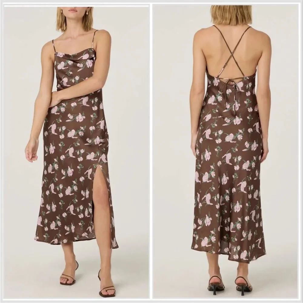 ASTR the Label Cowl Neck Maxi Dress $148
